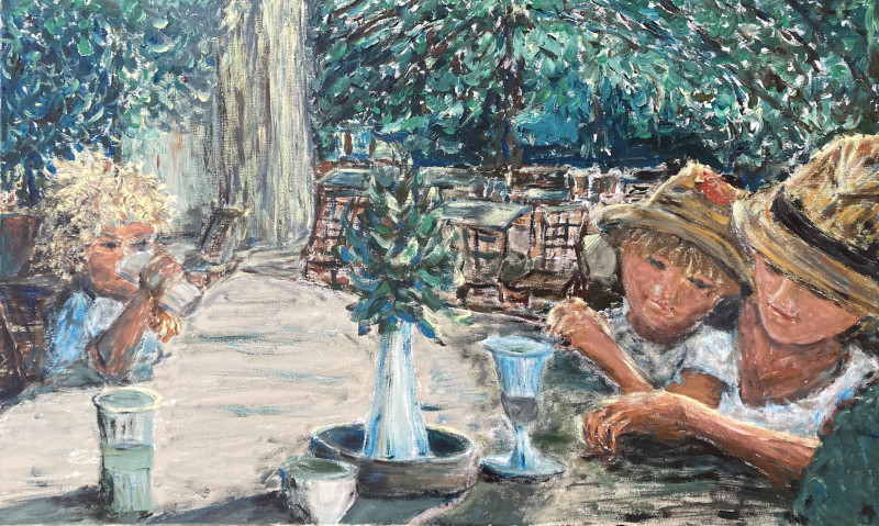 Tomas Gelažanskas tapytas paveikslas Vasara, Spalvų pliūpsnis , paveikslai internetu