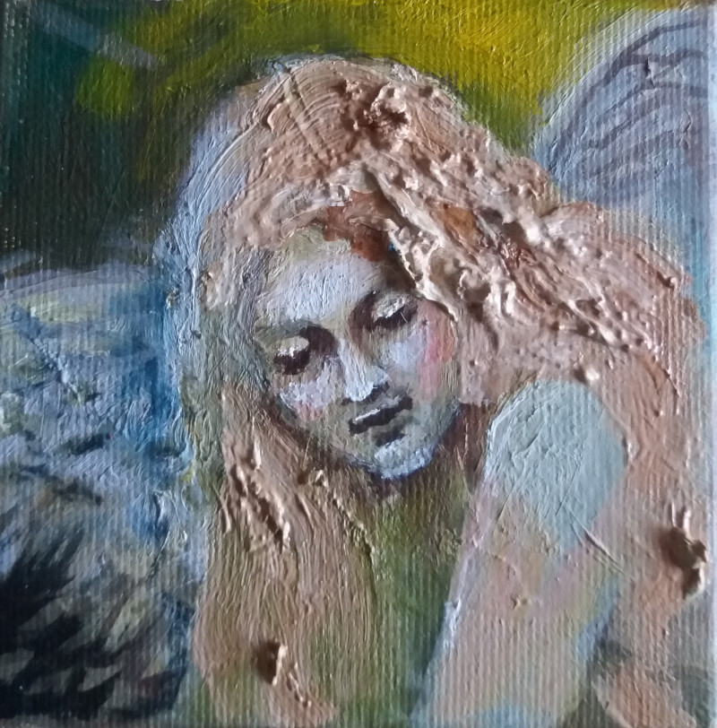 Angel of Hope original painting by Rasa Staskonytė. Angels