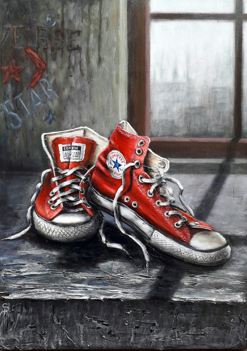 Sigitas Petrauskas tapytas paveikslas Pavargau laukt, Statiški paveikslai , paveikslai internetu