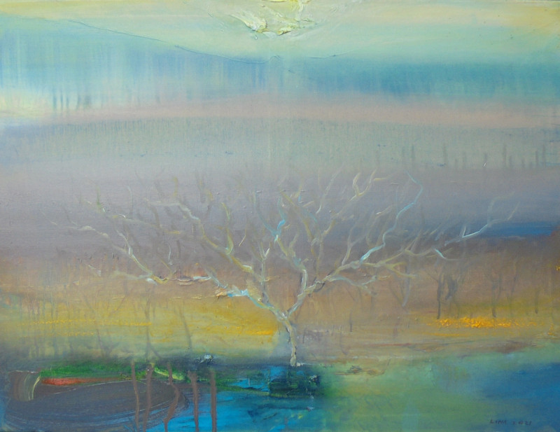 A Tree From Dream original painting by Lina Beržanskytė-Trembo . Abstract Paintings