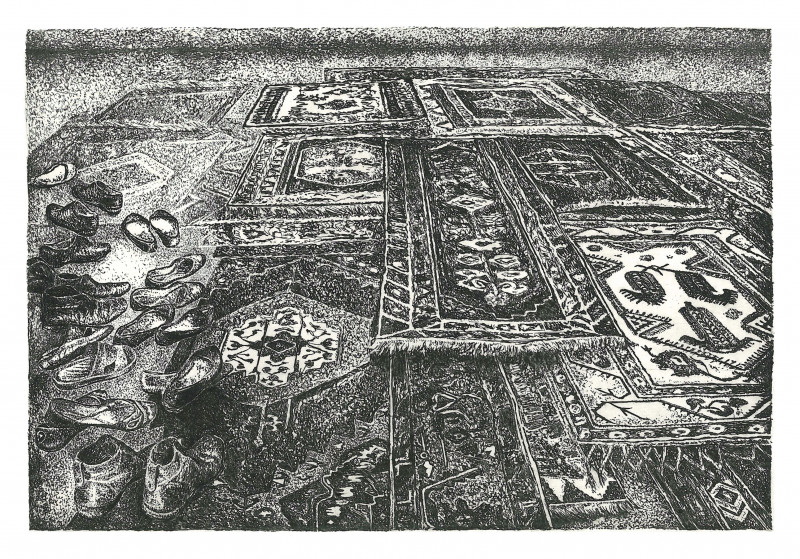 Ugnė Žilytė tapytas paveikslas Vakilis, Miniatiūros - Maži darbai , paveikslai internetu