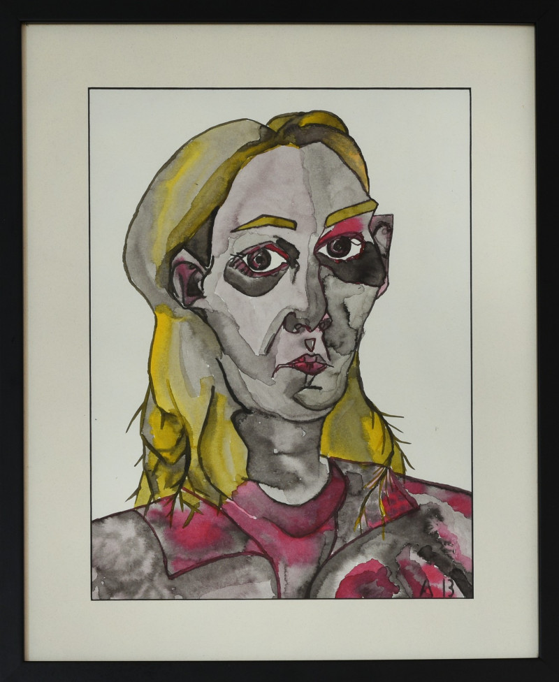 Agota Bričkutė tapytas paveikslas Autoportretas, Portretai , paveikslai internetu