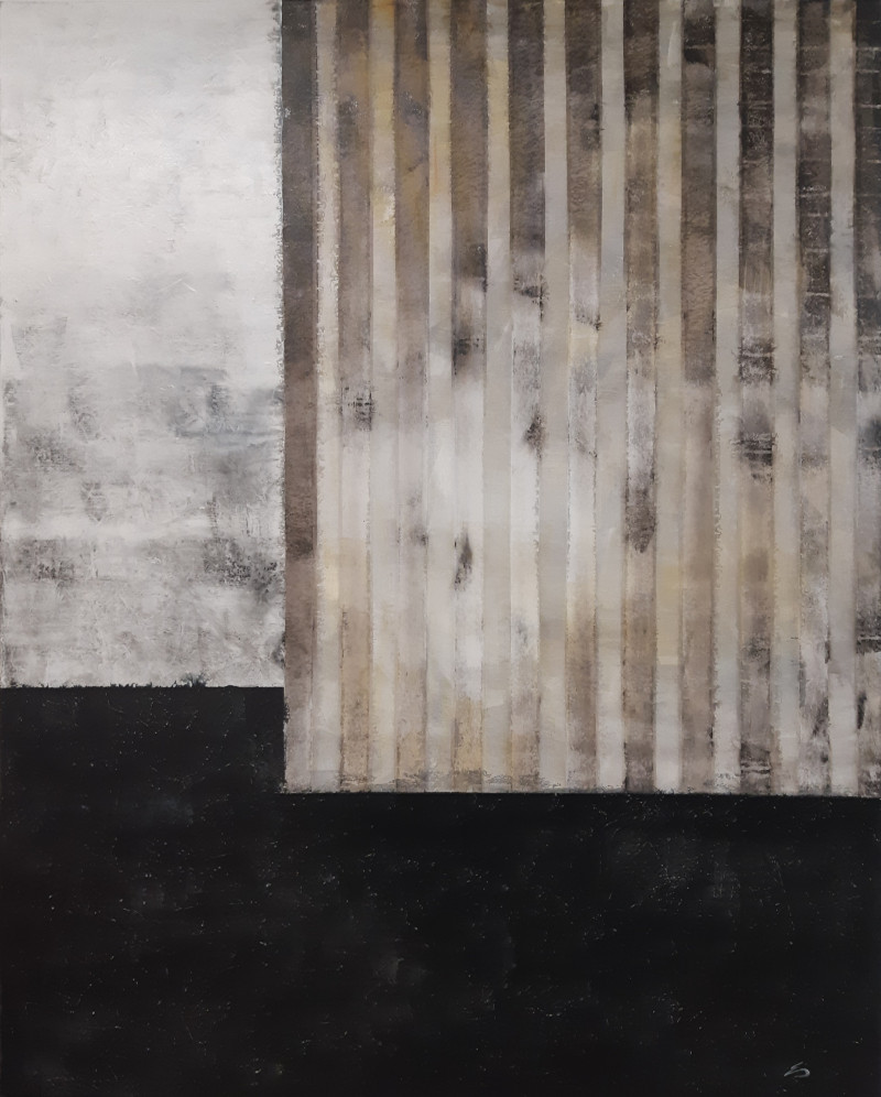 Egidijus Dapšas tapytas paveikslas Pasibelst į šviesą, Abstrakti tapyba , paveikslai internetu