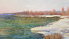 Vladimiras Jarmolo tapytas paveikslas Pavasario garsai, Peizažai , paveikslai internetu