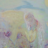 Lina Beržanskytė-Trembo tapytas paveikslas Žydėjimas 3, Ramybe dvelkiantys , paveikslai internetu