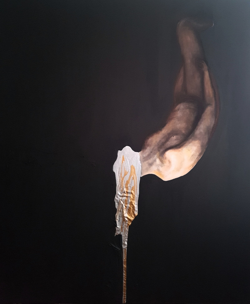 Majd Kara tapytas paveikslas Free fall, Išlaisvinta fantazija , paveikslai internetu