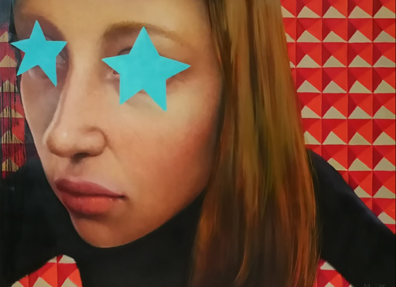 Miglė Kosinskaitė tapytas paveikslas Hypnopompic, Išlaisvinta fantazija , paveikslai internetu