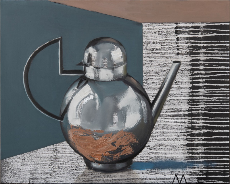 Teapot No. 6 original painting by Miglė Kosinskaitė. For Art Collectors
