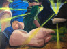 Andrius Makarevičius tapytas paveikslas Tauta, vaikštanti tamsoje, Meno kolekcionieriams , paveikslai internetu