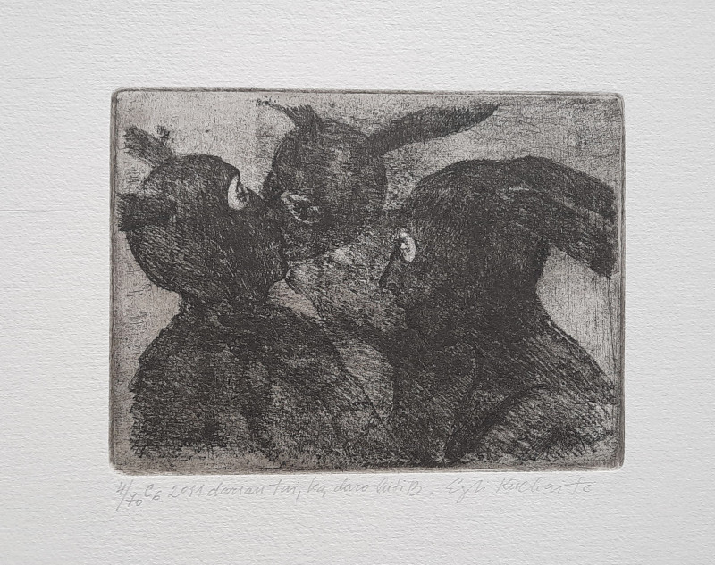 Eglė Kuckaitė tapytas paveikslas Dariau tai, ką daro kiti B, Miniatūros , paveikslai internetu