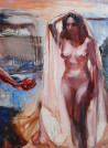 Vilma Vasiliauskaitė tapytas paveikslas Pasiūlymas Ievai, Tapyba su žmonėmis , paveikslai internetu