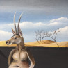 Emilija Šileikaitė tapytas paveikslas Kengūra, Animalistiniai paveikslai , paveikslai internetu