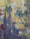 Laima Giedraitienė tapytas paveikslas Vakaras mieste, Abstrakti tapyba , paveikslai internetu
