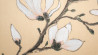Indrė Beinartė tapytas paveikslas Magnolija ir bitės, Gėlės , paveikslai internetu