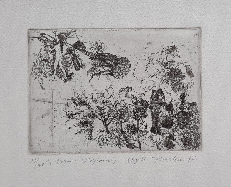 Eglė Kuckaitė tapytas paveikslas Išėjimas, Fantastiniai paveikslai , paveikslai internetu