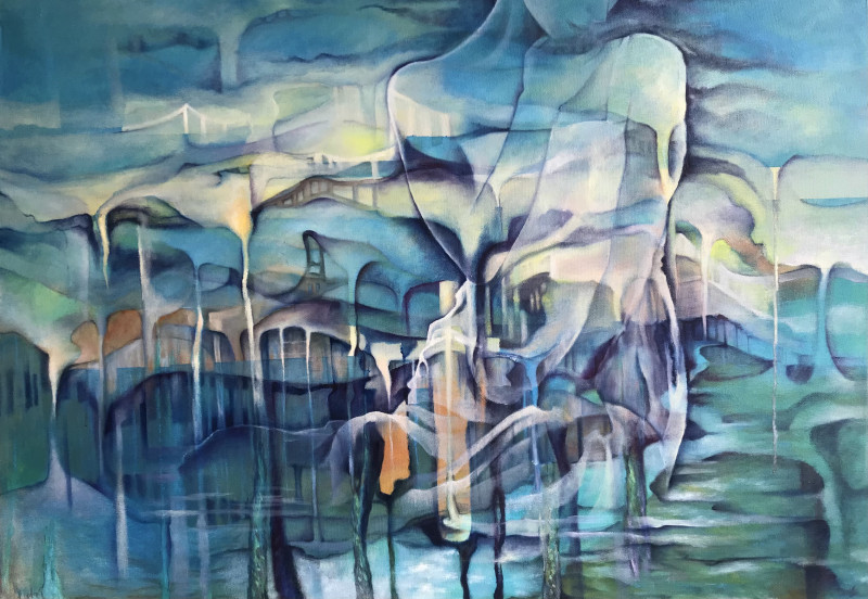 The Flow of the Spring original painting by Živilė Vaičiukynienė. Fantastic