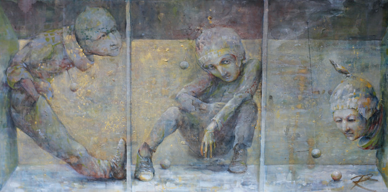 Reda Ščerb tapytas paveikslas Saviizoliacija, Tapyba su žmonėmis , paveikslai internetu
