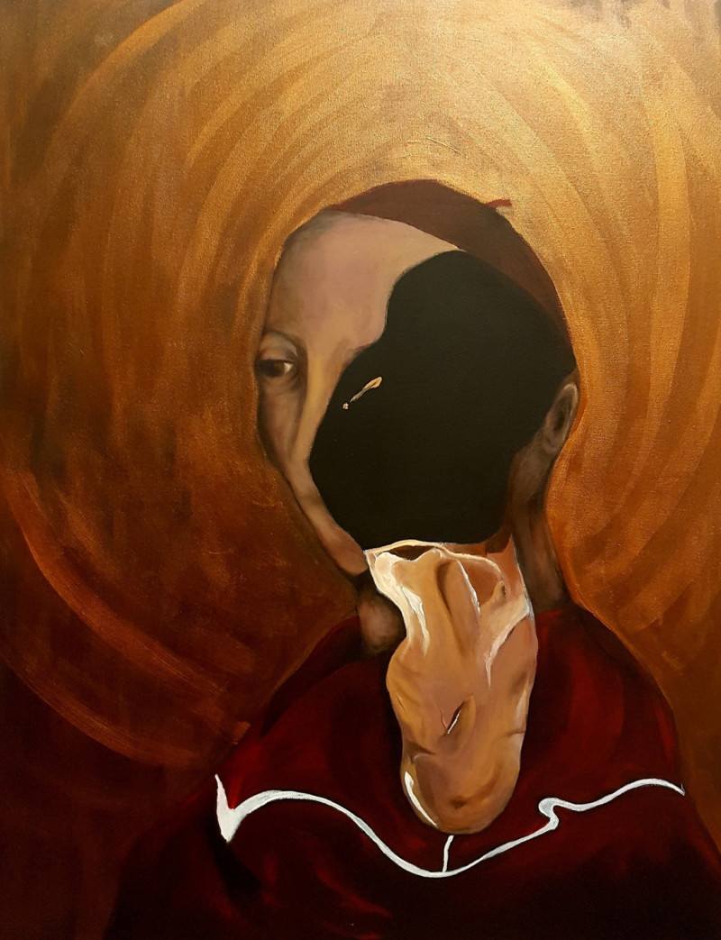 Majd Kara tapytas paveikslas Untitled 1, Fantastiniai paveikslai , paveikslai internetu