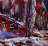 Winter Landscape 2 original painting by Leonardas Černiauskas. Landscapes