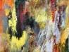 Junija Galejeva tapytas paveikslas Pamesti lapai, plunksnos ir kiti ženklai, Abstrakti tapyba , paveikslai internetu