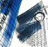 Dalius Regelskis tapytas paveikslas New York No. 06, Times Square, Urbanistinė tapyba , paveikslai internetu