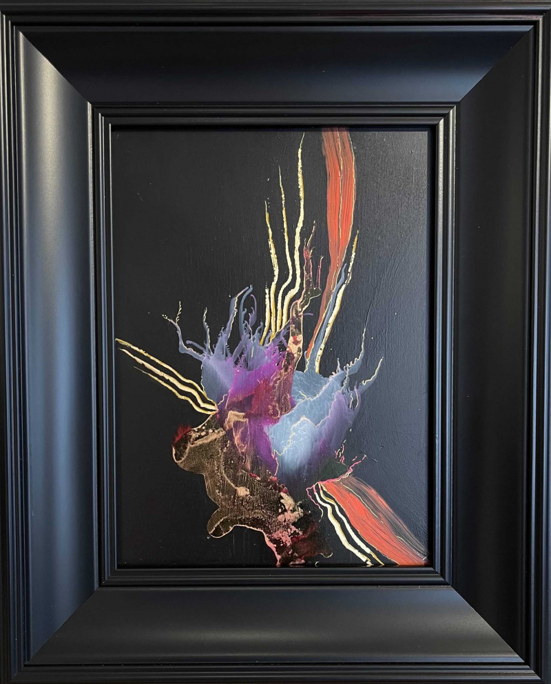Daiva Karaliūtė tapytas paveikslas Blyksnis, Abstrakti tapyba , paveikslai internetu