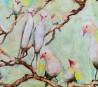 Inesa Škeliova tapytas paveikslas Paukščiai 11, Animalistiniai paveikslai , paveikslai internetu