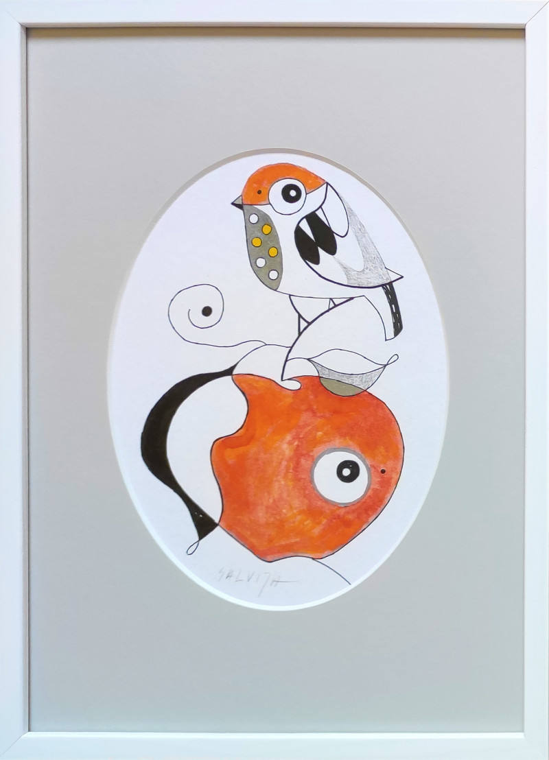 Salvija Zakienė tapytas paveikslas Rojaus paukštelis, Vaikų kambariui , paveikslai internetu