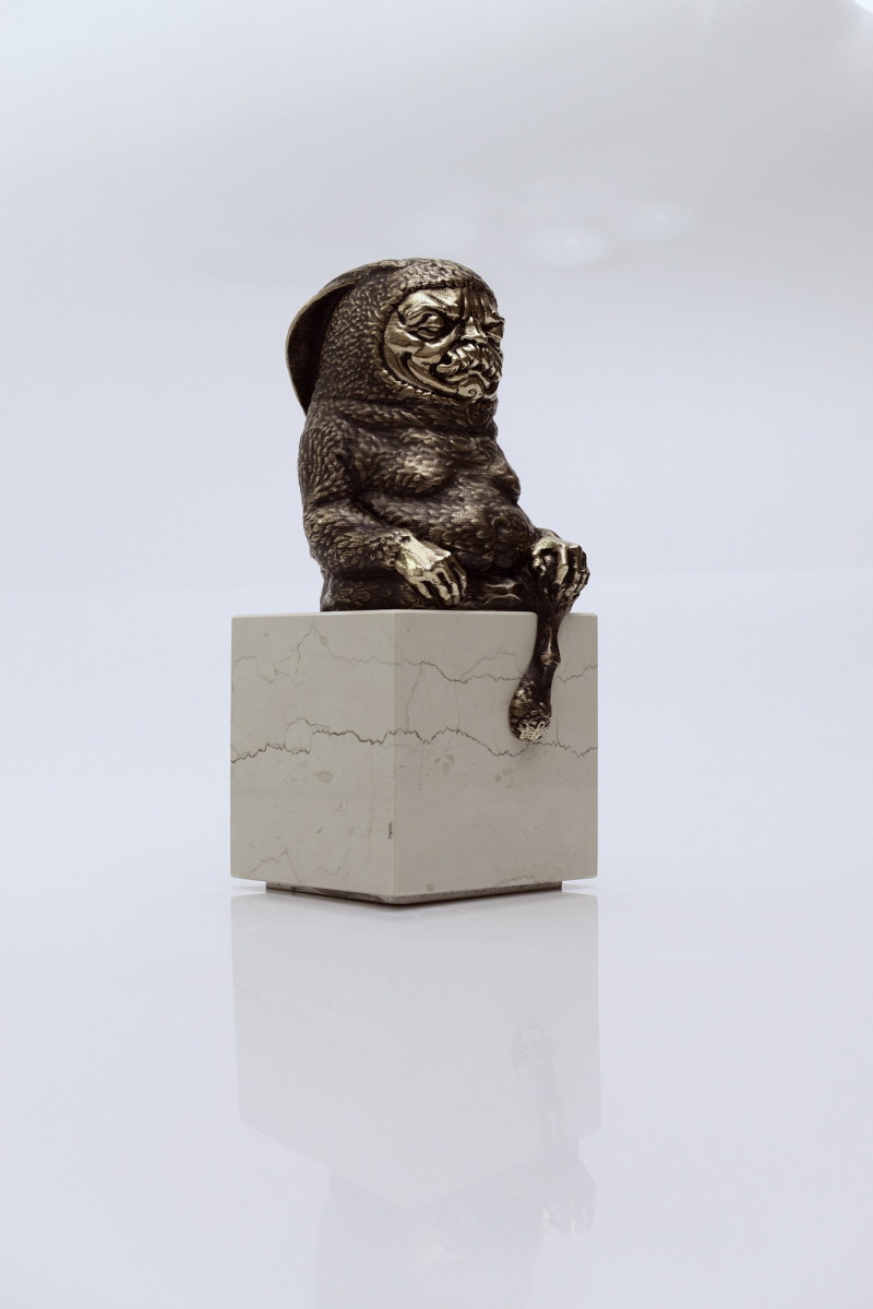 Lukas Šiupšinskas tapytas paveikslas Zen Triušis, Skulptūra , paveikslai internetu