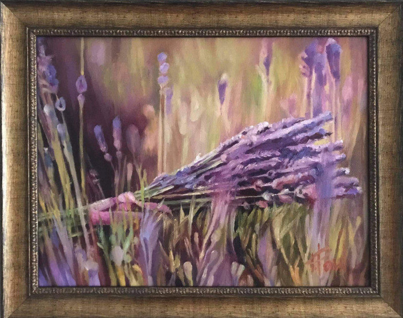 Lavender original painting by Sigita Paulauskienė. Flowers