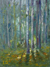 Liudvikas Daugirdas tapytas paveikslas Mistiškam miške, Peizažai , paveikslai internetu