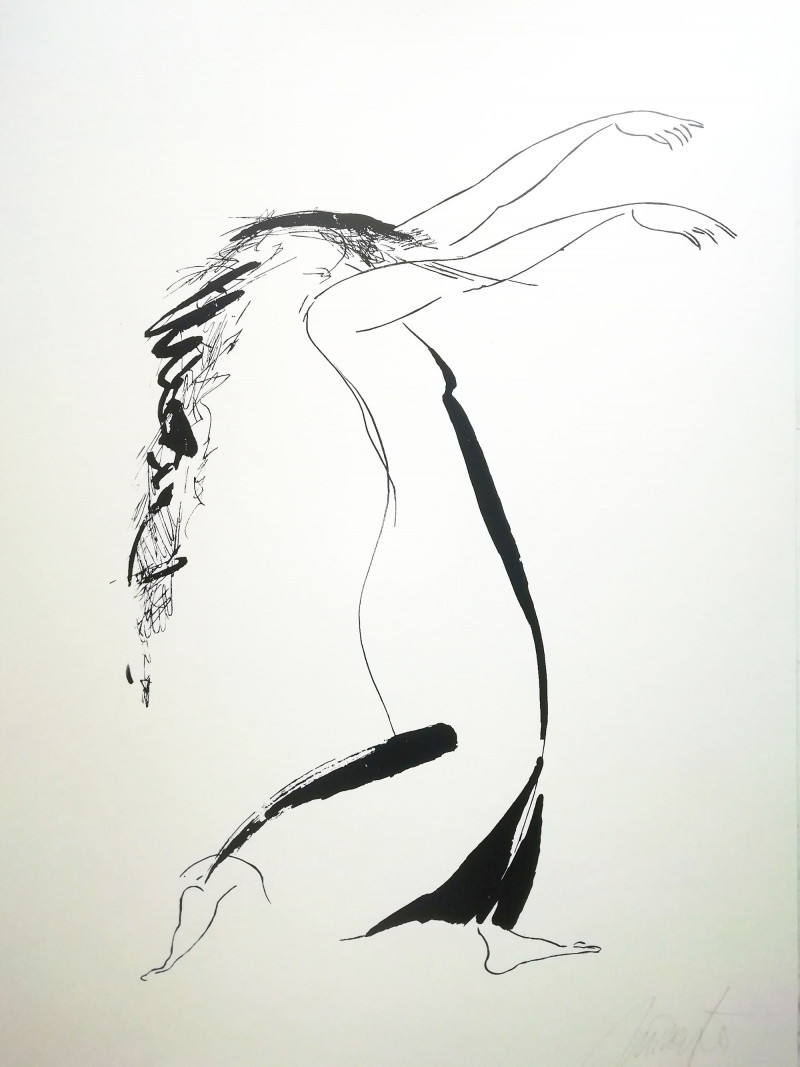 Jūratė Stauskaitė tapytas paveikslas Iš ciklo \\"Šokis\\" 8, Meno kolekcionieriams , paveikslai internetu