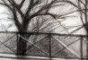Raimonda Jatkevičiūtė-Kasparavičienė tapytas paveikslas Medžiai ant Montmartre kalvos, Kita technika , paveikslai internetu