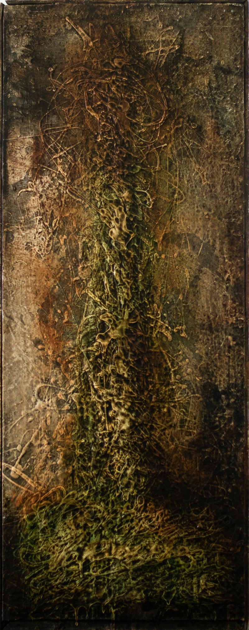 Arvydas Karvelis tapytas paveikslas Bloga eglutės sk. nuojauta, Abstrakti tapyba , paveikslai internetu