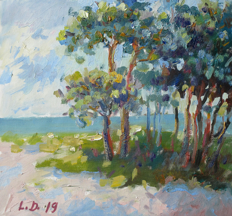 Baltic Seaside original painting by Liudvikas Daugirdas. Landscapes
