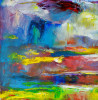 Leonardas Černiauskas tapytas paveikslas Vasara, Abstrakti tapyba , paveikslai internetu