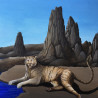 Emilija Šileikaitė tapytas paveikslas Lava, Animalistiniai paveikslai , paveikslai internetu