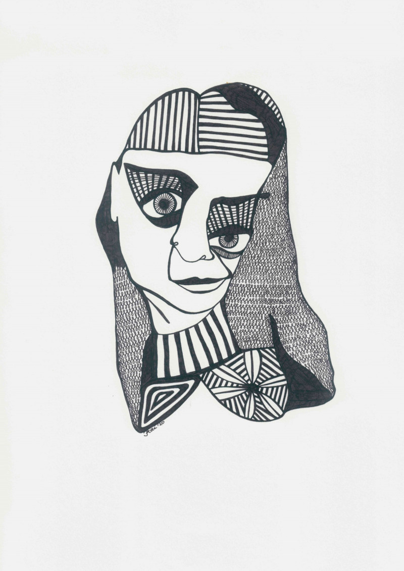 Ainė Jacytė tapytas paveikslas Iš ciklo \\"Pilnaveidės, Išlaisvinta fantazija , paveikslai internetu