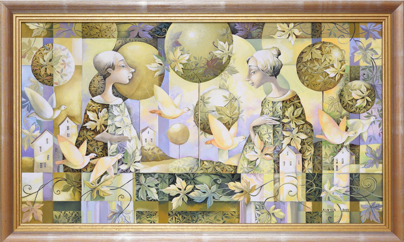 Aurika tapytas paveikslas Rytas, Fantastiniai paveikslai , paveikslai internetu