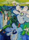 Arvydas Martinaitis tapytas paveikslas Gėlės I, Meno kolekcionieriams , paveikslai internetu