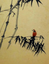 Ina Savickienė tapytas paveikslas Bambukas vėjyje, Žolynų kolekcija , paveikslai internetu