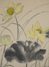Indrė Beinartė tapytas paveikslas Lotosas I, Gėlės , paveikslai internetu