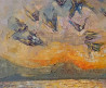 Simonas Gutauskas tapytas paveikslas Žuvėdros uoste, Peizažai , paveikslai internetu