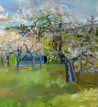 Gražina Vitartaitė tapytas paveikslas Pavasaris prezidento sode, Peizažai , paveikslai internetu