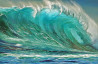 Perfect Wave original painting by Mantas Naulickas. Marine Art