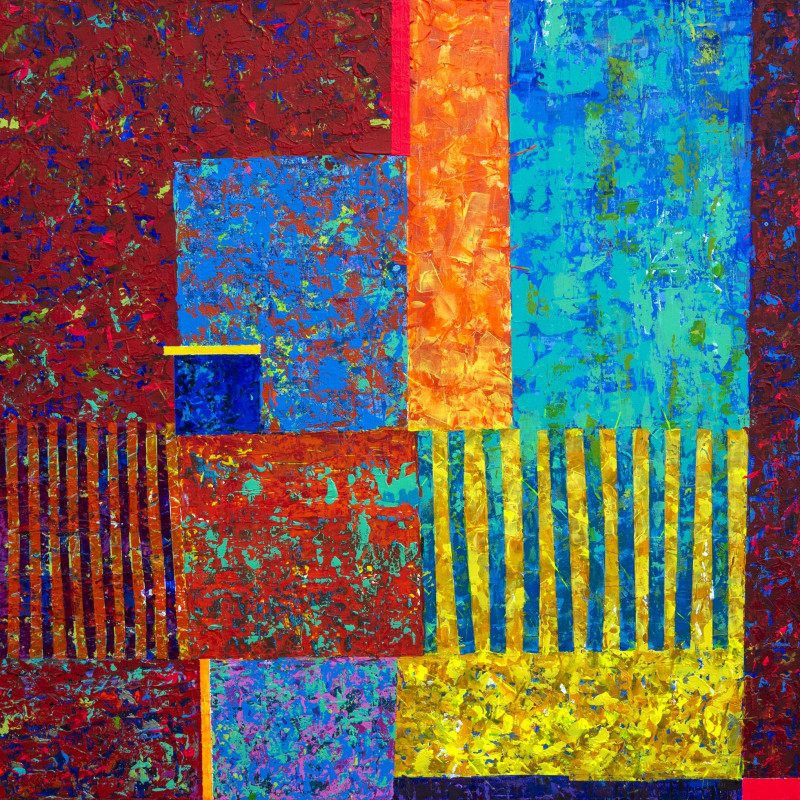 Giedrius Kuzmickas tapytas paveikslas Įkyrios mintys, Abstrakti tapyba , paveikslai internetu