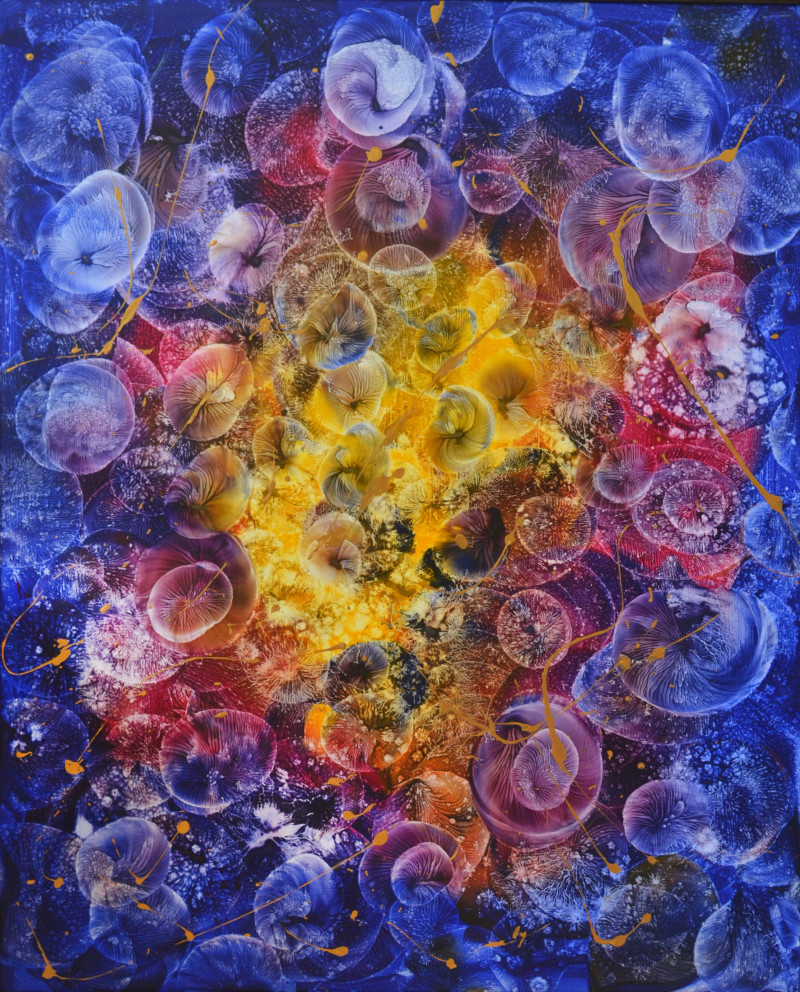 Danguolė Šerstinskaja tapytas paveikslas Outer Space, Abstrakti tapyba , paveikslai internetu