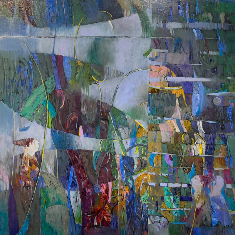 Šarūnas Šarkauskas tapytas paveikslas Krantinė, Išlaisvinta fantazija , paveikslai internetu