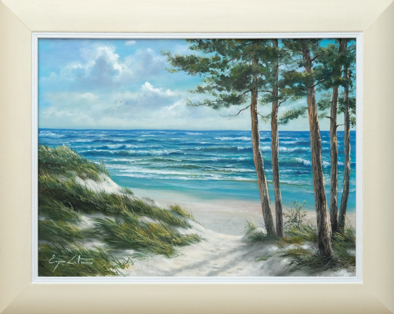 Dunes original painting by Jevgenijus Litvinas. Landscapes