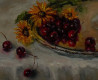 Irma Pažimeckienė tapytas paveikslas Prisirpo vyšnios, Natiurmortai , paveikslai internetu
